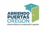 Abrienda Puertas logo and tagline