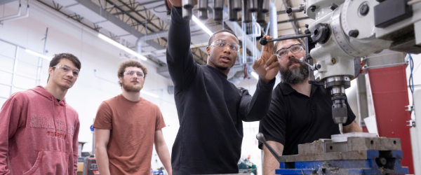 Students in technical education environment, Photo by Allison Shelley/Complete College Photo Library