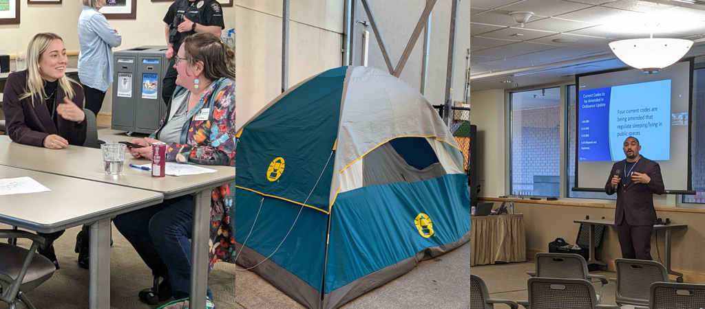 Camping Ordinance Workgroup meetings, tents on public property