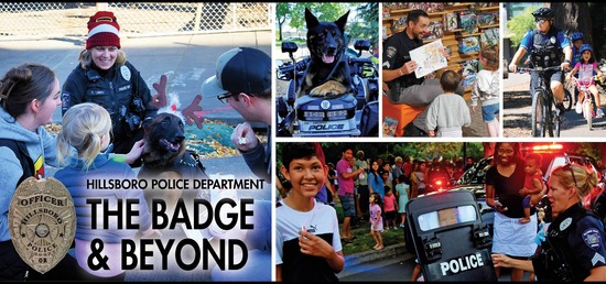 Hillsboro Police Department: The Badge and Beyond Header