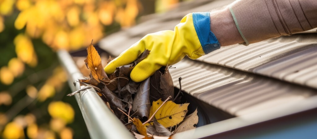 Defensible Space Clean Gutters