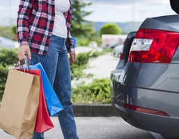 Shopping Bags in the Trunk