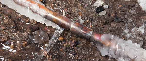 Frozen pipe