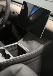 Computer Screen in Vehicle