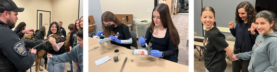 Youth Advisory Council - K-9, Fingerprinting and Handcuffing