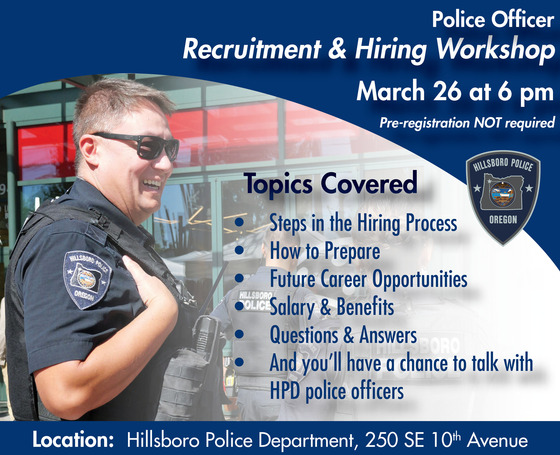 Police Officer Recruitment and Hiring Workshop