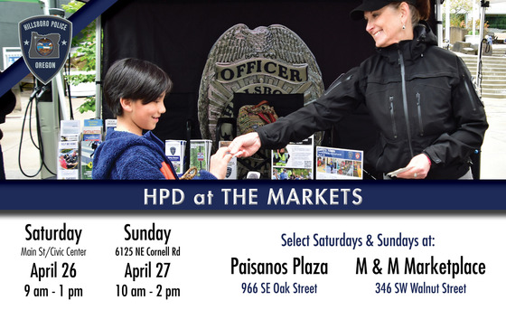 HPD at the Markets - April 