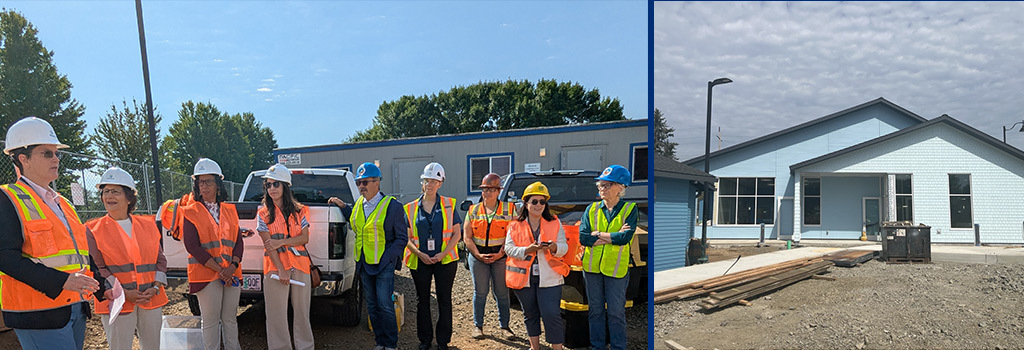 Bonamici visits year-round shelter site under construction