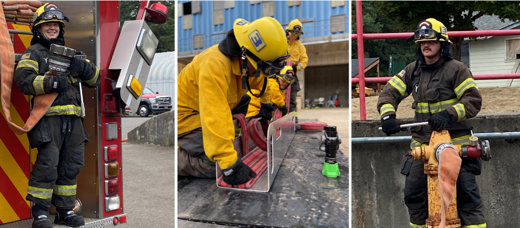 Recruit hose training