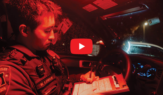Video of a Ride Along with Officer Matt Loban