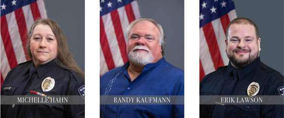 Photos of the Three Employees of the Year