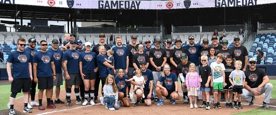 Team Photo of Hillsboro Police and Hillsboro Fire & Rescue After the Battle of the Badges Softball Game