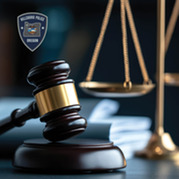 A Gavel and the Scales of Justice