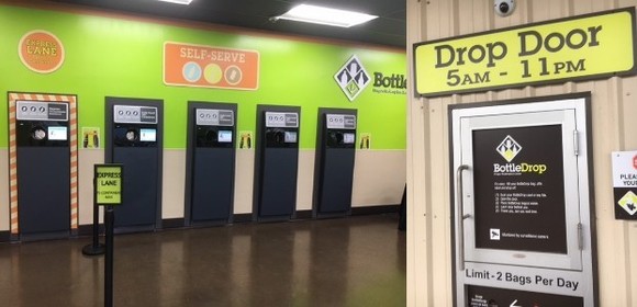 The new Bottle Drop facility in Newport