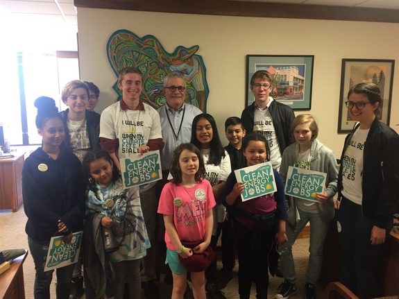 Young Climate Activists Visit