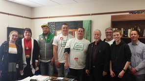Meeting with recovery advocates. Thanks for the visit Oregon Recovers!