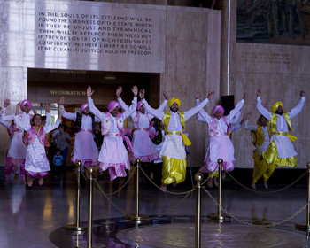 Sikh Dancers Perform in Capitol Rotunda