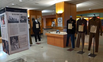 Second World War Exhibit in Galleria