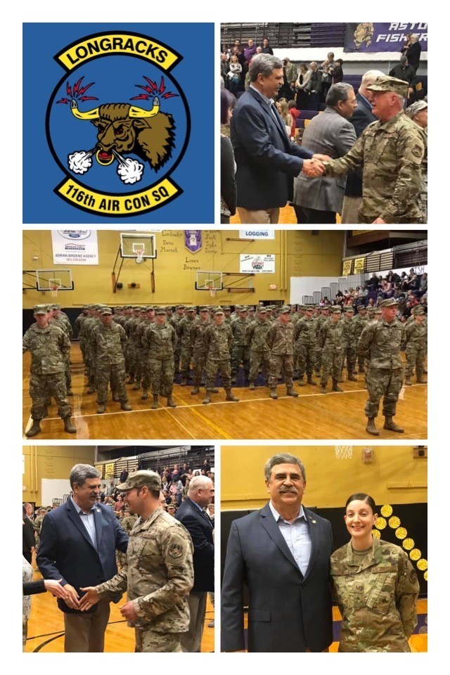 11-03-19 Mobilization Ceremony - 116th Air Control Squadron of the Oregon Air National Guard