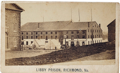 Civil War photo of Libby Prison, Richmond, VA 