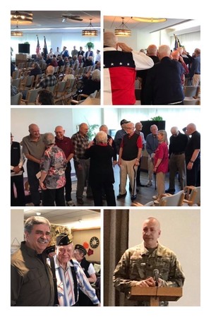 11-11-19 Veterans ceremony at Mt. Angel Towers Retirement Home