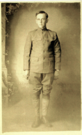 Rep. Lewis's grandfather's military photo WW I