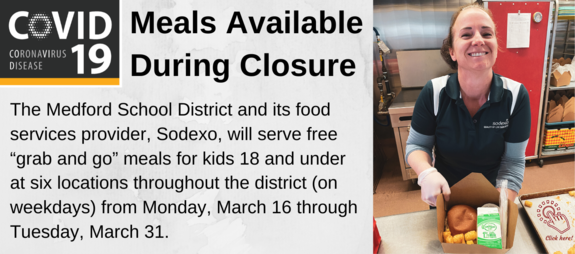 Meal Times for Medford School District