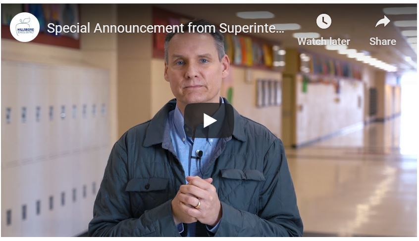 Superintendent's Message