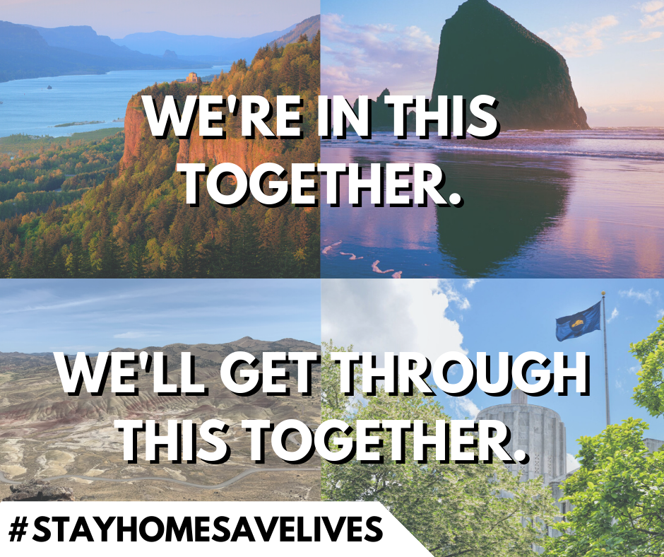 Stay Home, Save Lives Graphic