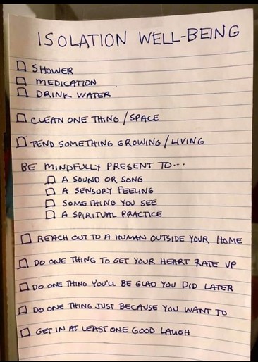 Mental Health Checklist