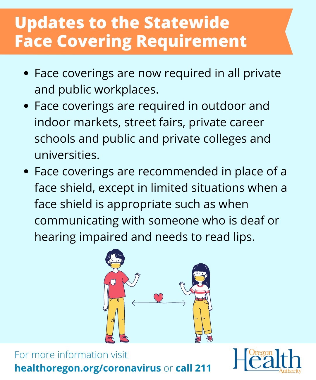 Statewide Face Covering Requirement