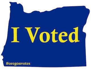 Oregon Virtual I Voted Sticker (Small)