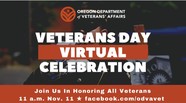 Veterans Day Virtual Celebration Graphic