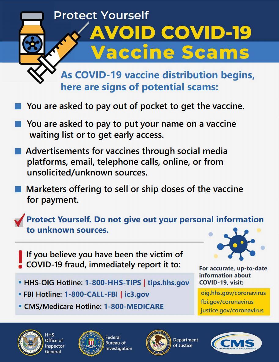 Vaccine Scam Alert
