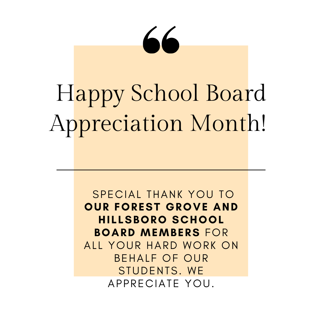 School Board appreciation graphic