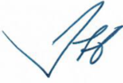 Senator Golden's signature