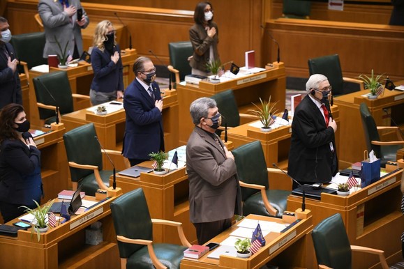 Swearing in photo