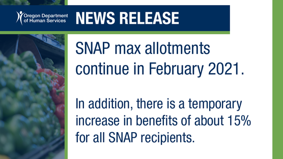 Snap Benefits Announcement