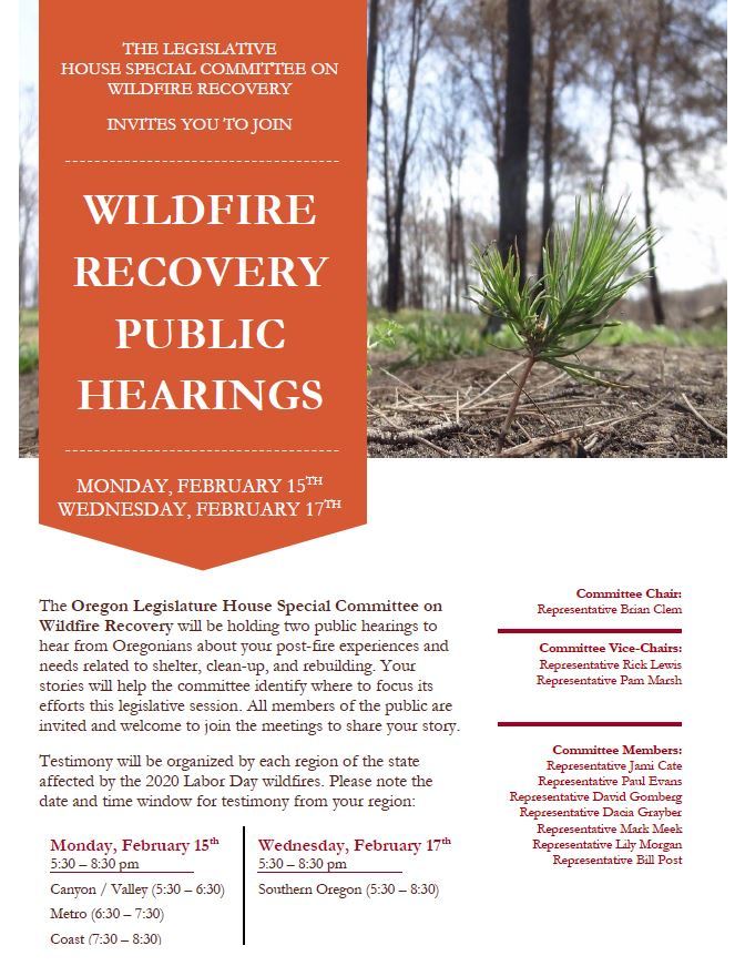 Wildfire Recovery Info