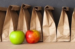 picture of bag of lunches 