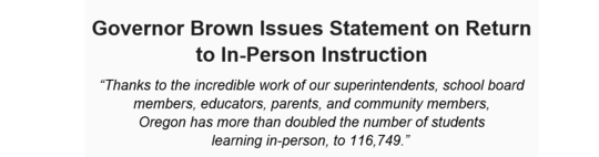 Governor Brown Statement