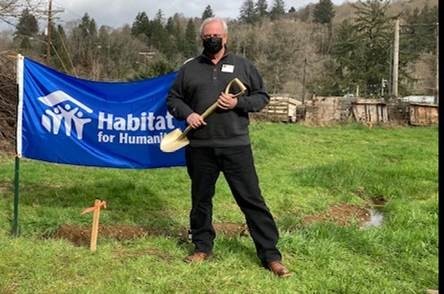 Rep. Gomberg at Habit for Humanity ground breaking