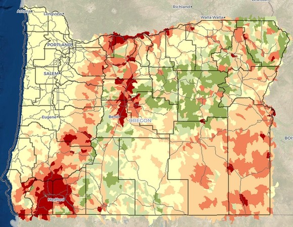 Wildfire Tracker map example