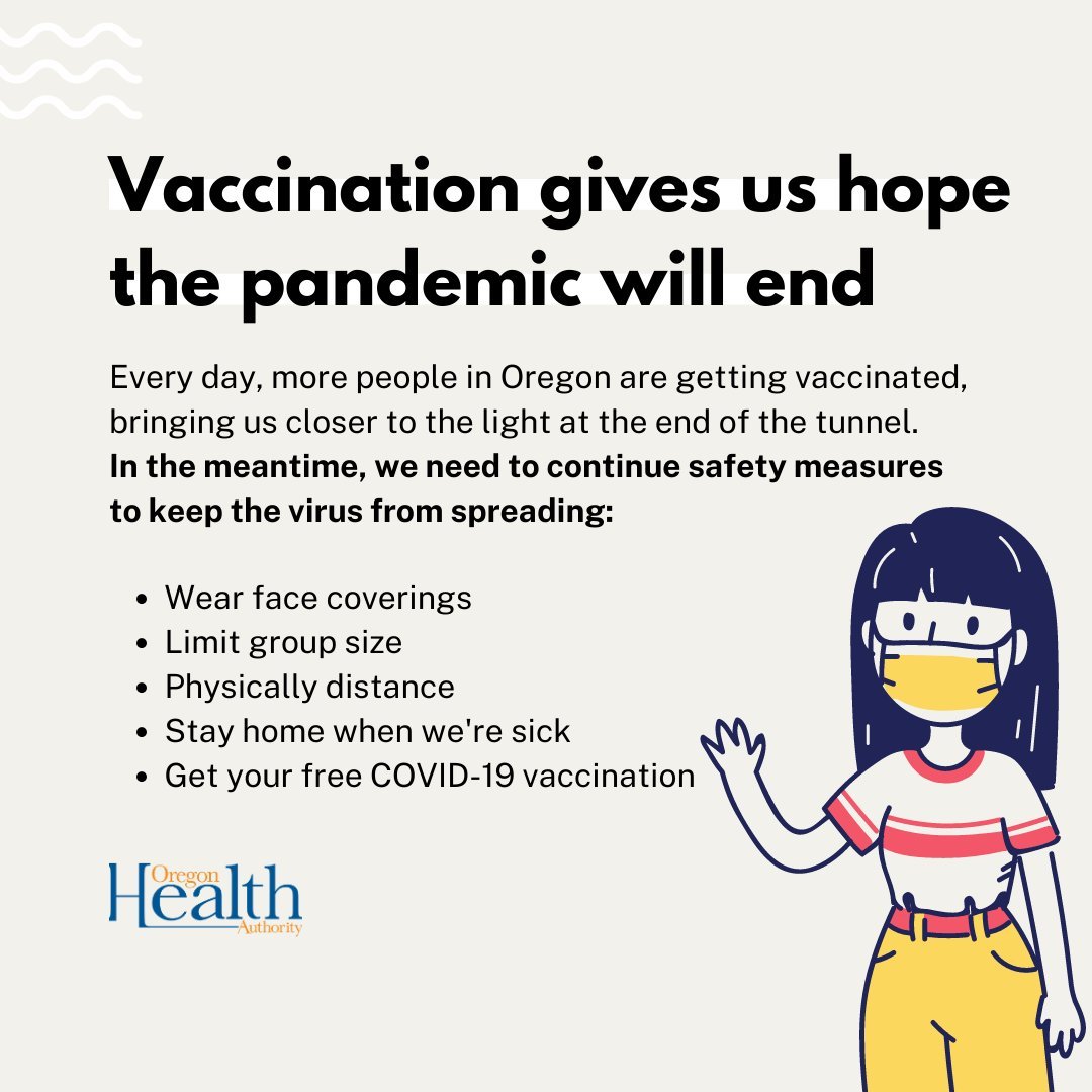 Vaccination give us hope