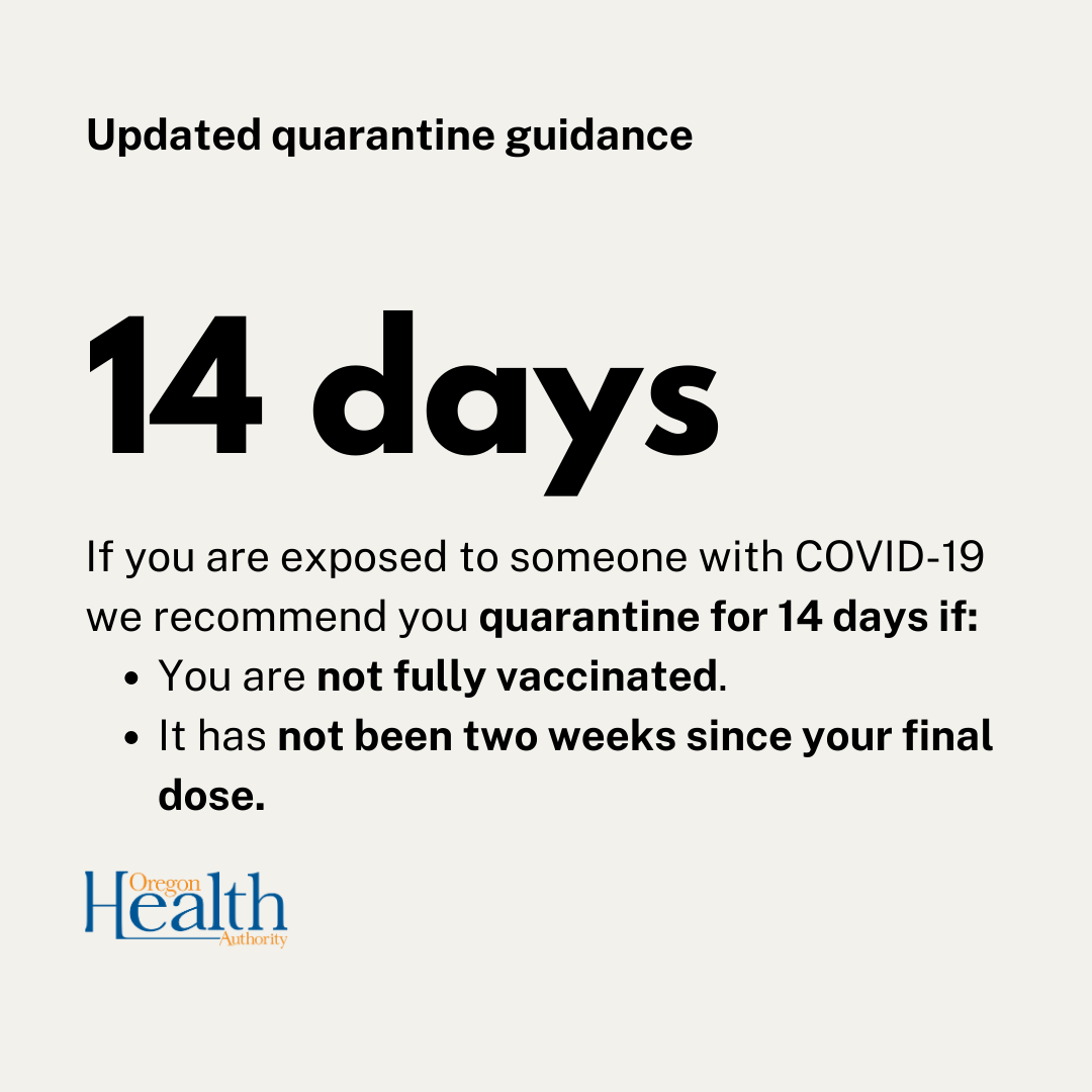14 days to quarantine 