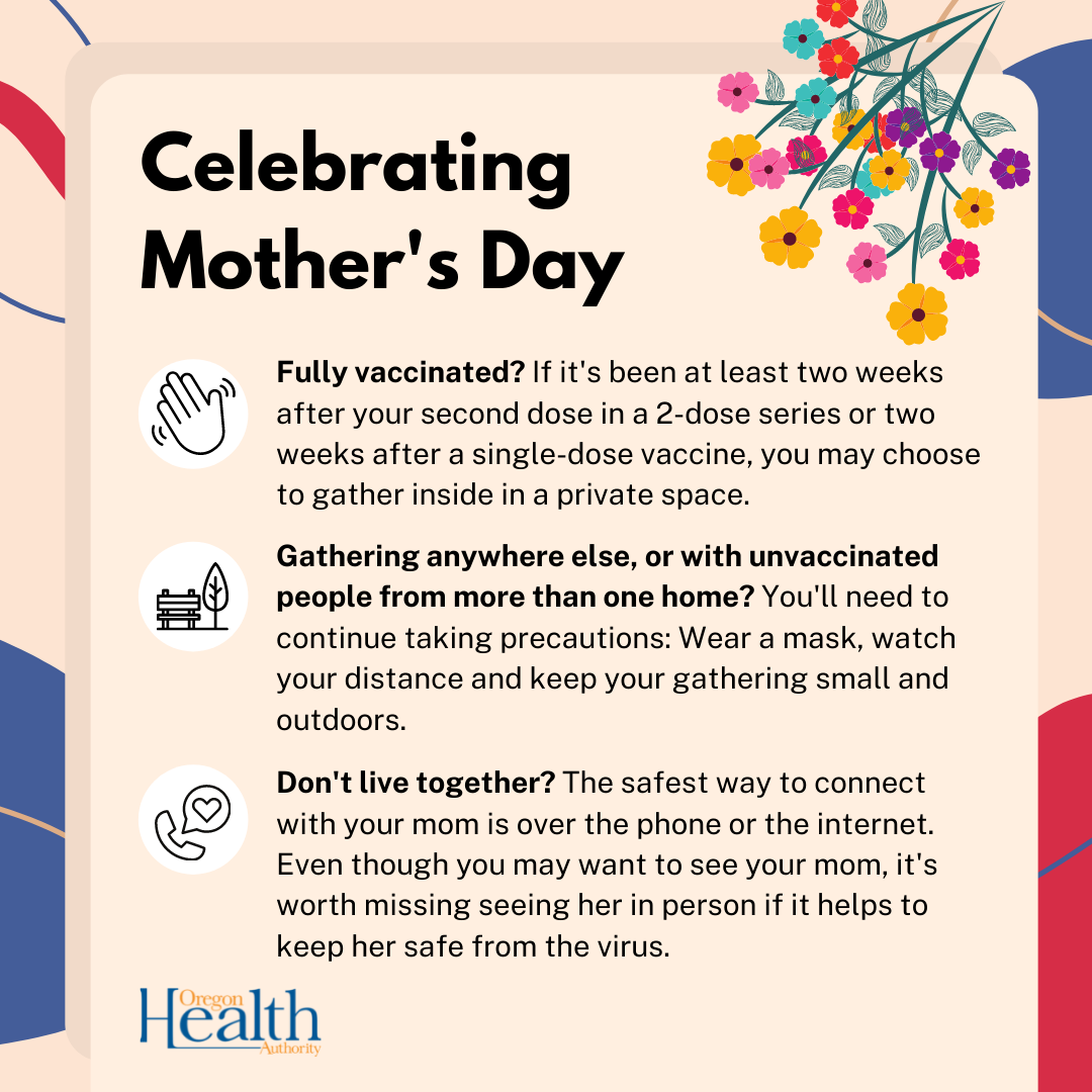 How to be safe this Mother's Day 