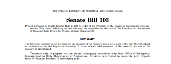 Senate Bill 103