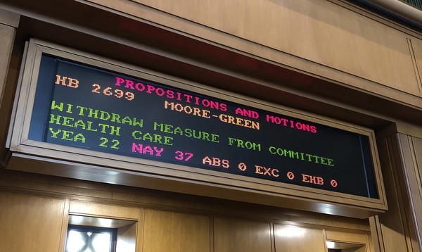 Motion to Withdraw HB 2699 from Committee