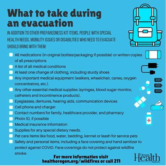 Evacuation Checklist