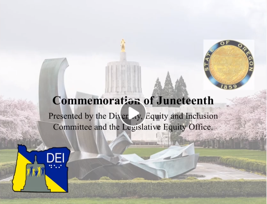 Oregon Capitol Juneteenth celebration